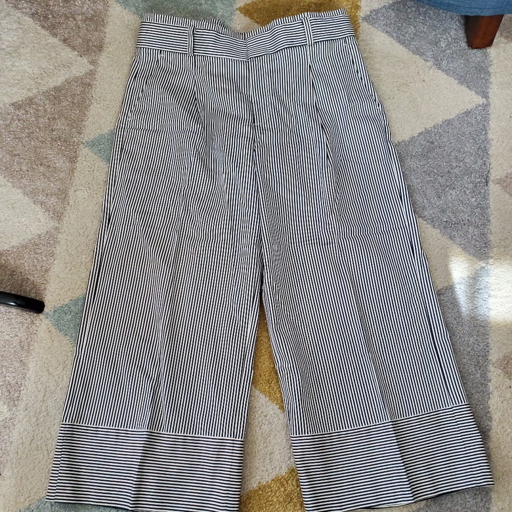 Banana Republic wide leg cropped pant